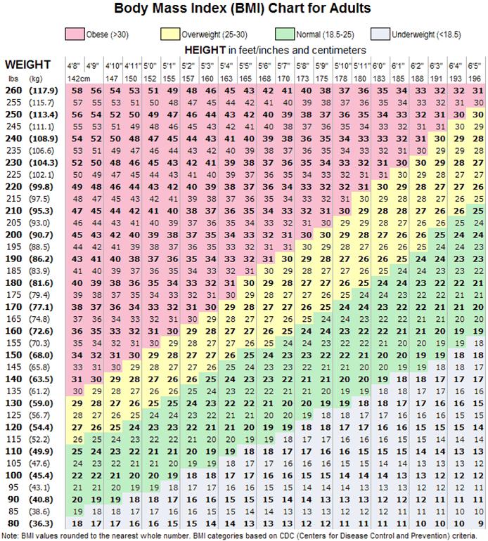 My Weight Chart